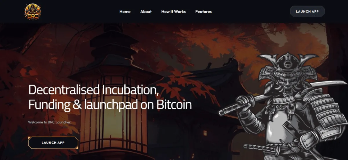 BRC Launchpad screen 1