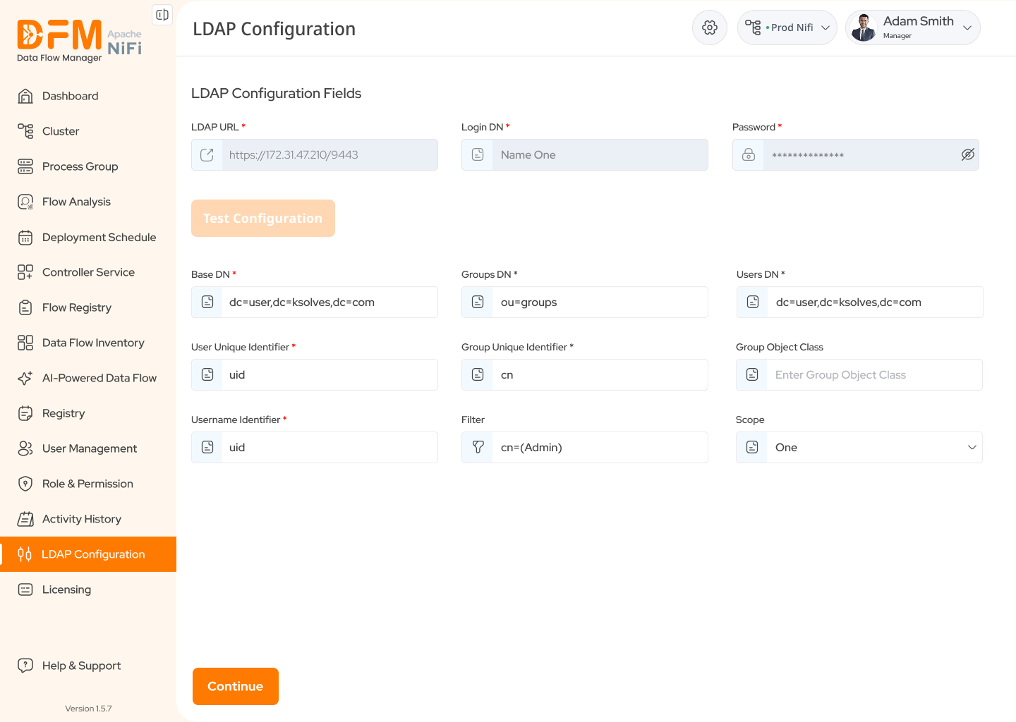 ldap-config-screen