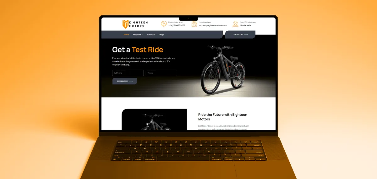 Eighteen Motors project showcase