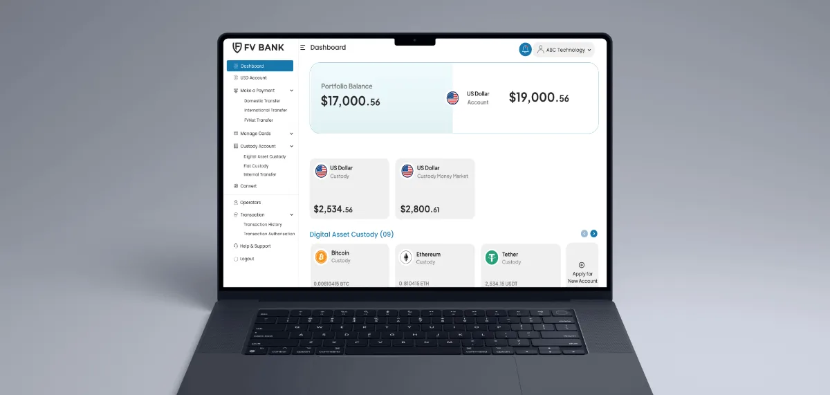 FV Bank project showcase
