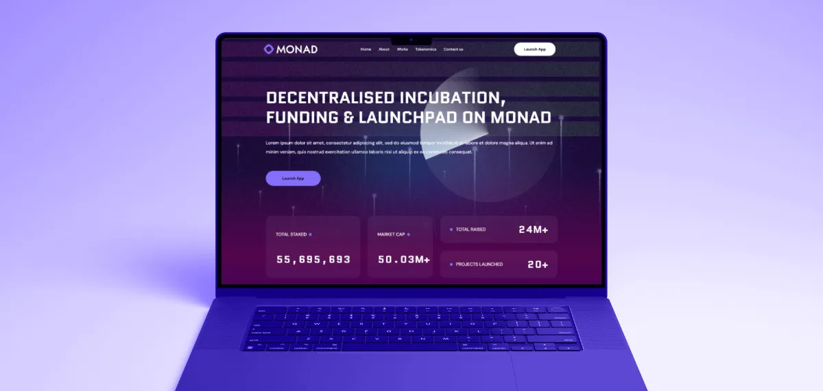 Monad Launchpad project showcase