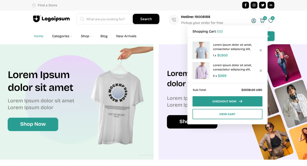 Login & popup 5