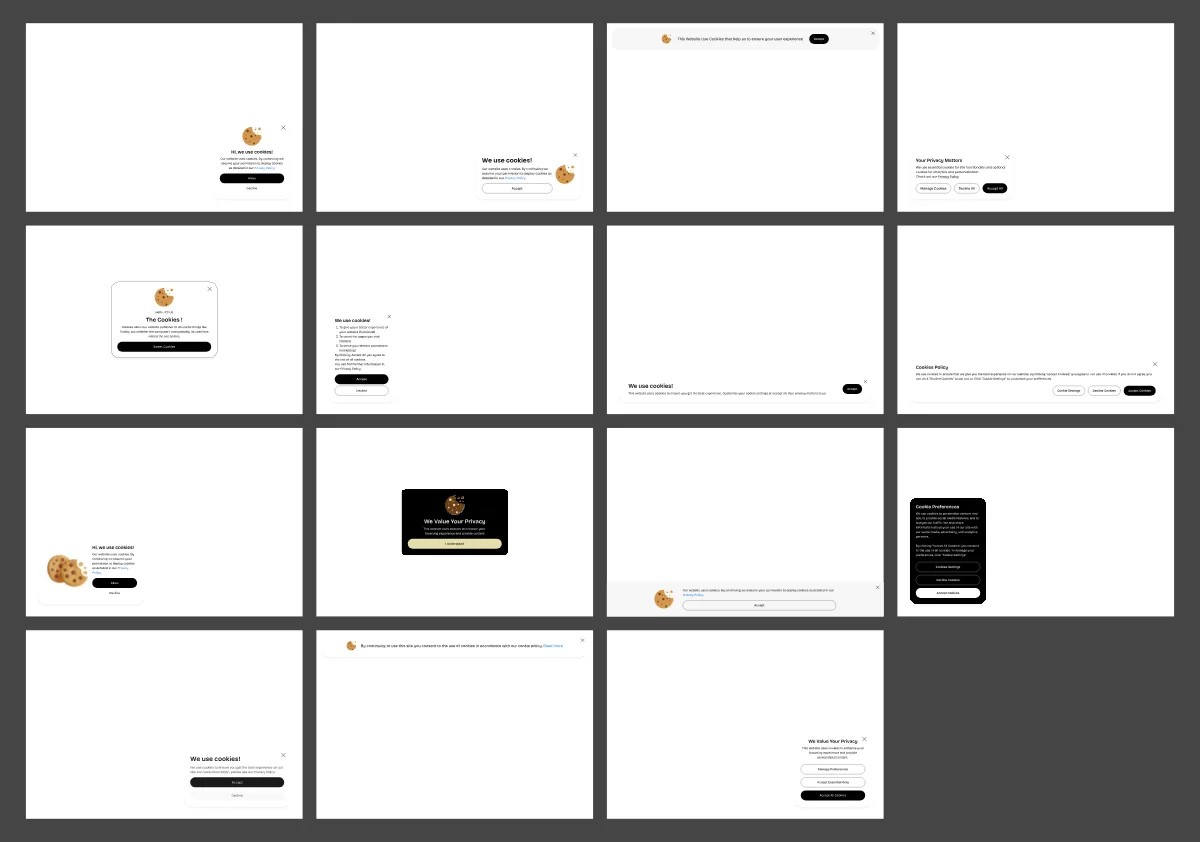 Popup designs