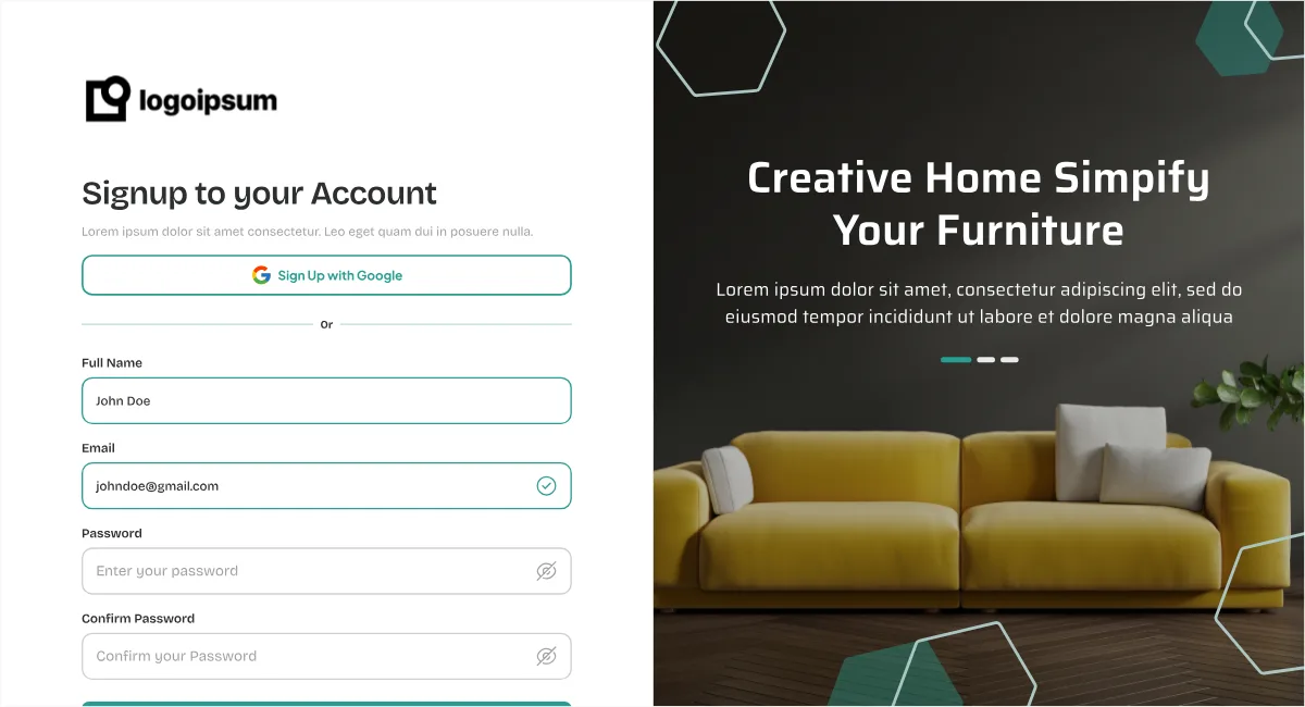 Login & popup 2