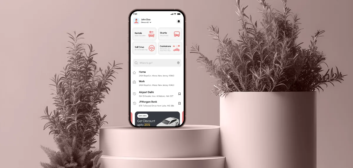 Ridewise app showcase