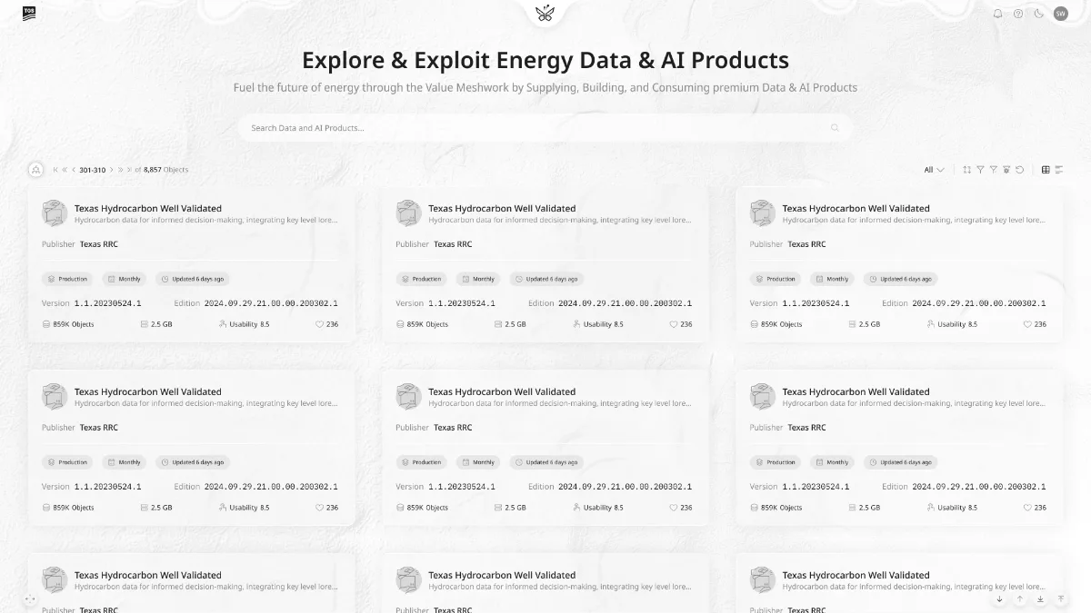 Data product catalog
