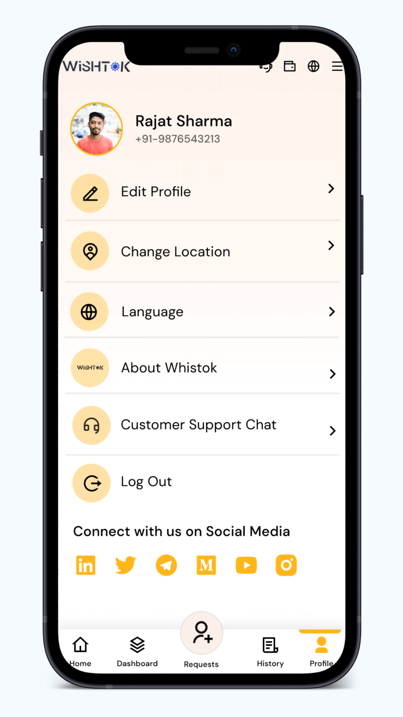 Wishtok screen 7