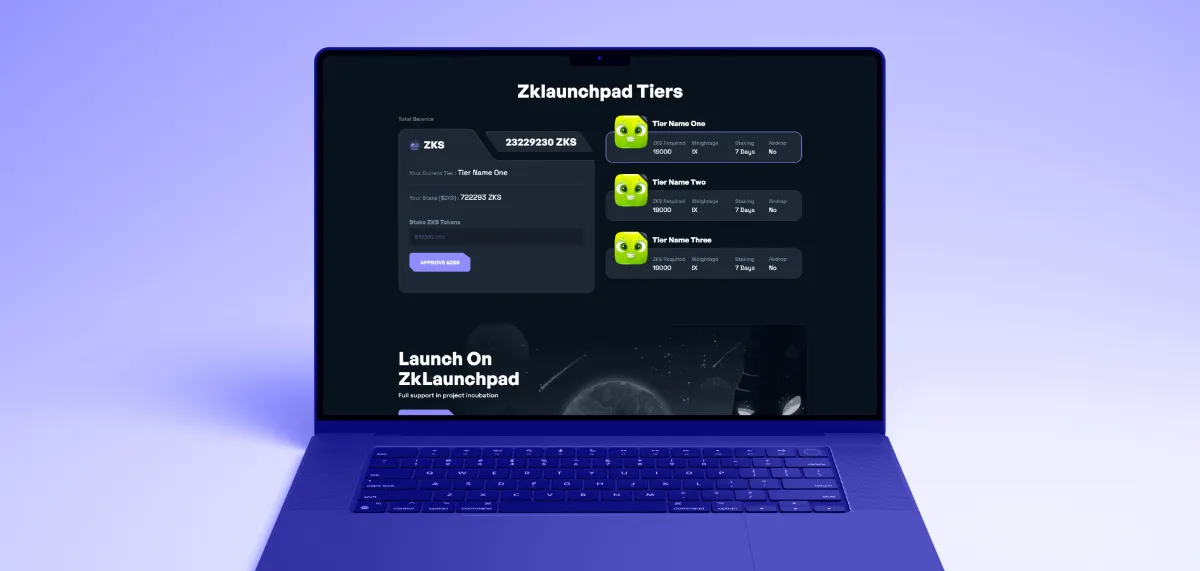 ZK Launchpad project showcase